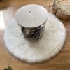 Round Carpet Shaggy Sheepskin Children'S Bedroom White Fur Rug Soft Thick Living Room Sofa Area Rug Artificial Wool Carpet Decor