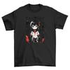 Cute Fantasy Anime Girl T-Shirt Mens Womens Tees Top - Adorable and Badass! Cute Design, Unisex Tee for