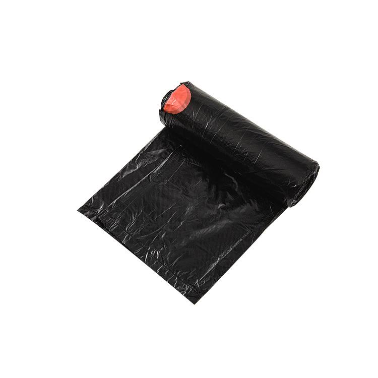 Large Drawstring Kitchen Trash Bags - Thick, Automatic Closure, Household Roll