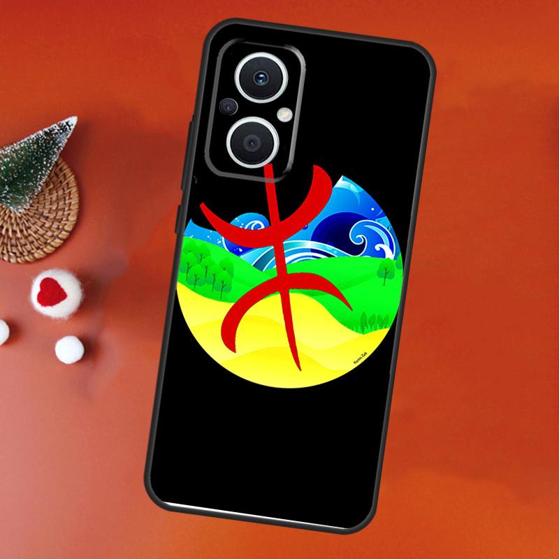 Amazigh Symbol Berber Academy Hülle Für OPPO Find X8 X6 X9 Pro OPPO Reno 7 8 Lite 10 11 12 13 14 Pro 11F 12F 13F 14F Cover