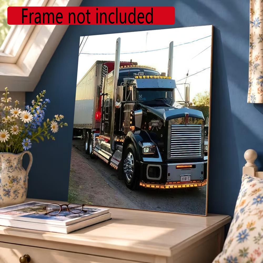 Kenworth 5D Diamond Painting Round Diamond Rhinestones Mosaic Diamond Embroidery Wall Paintings Rhinestones Gift Frameless