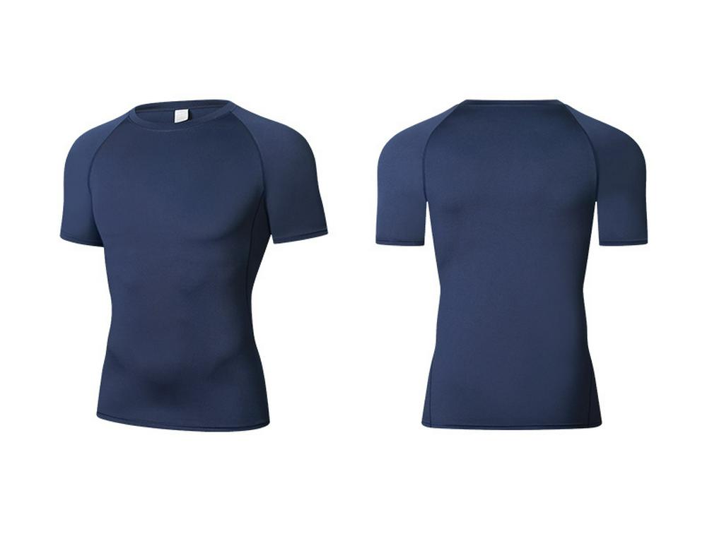 Elite Short Sleeve Basketball Compression Shirt - Breathable, Quick-Drying, Sweat-Wicking Fitness Base Layer