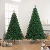 1pc Christmas Tree Large Christmas Ornaments High Quality Artificial Xmas Tree Indoor Outdoor Green With Metal Stand PVC