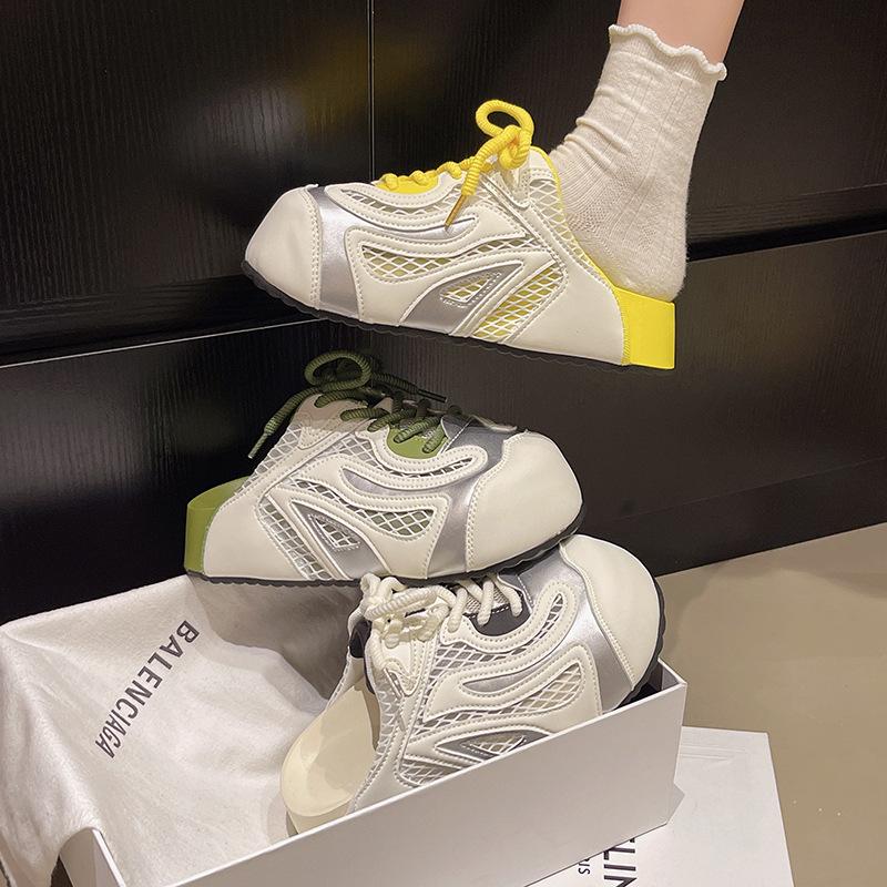 

Thick bottom height increase, one pedal bag head half slippers, women s summer outer wear new versatile outer wear non-slip cool slippers 35