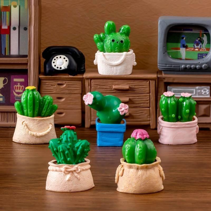 Landscape Creative Micro Cactus Decorations Toy Accessories Ornaments Desktop