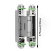 Silent Close Hydraulic Adjustable Hinge Folding Concealed Hinge  Outside Opening
