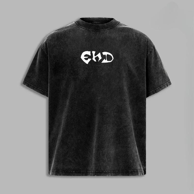 Vintage Washed Natsu Dragneel Graphic T-shirt Anime Fairy Tail Oversized T Shirt Men Women Clothing Cotton Short Sleeve Tees