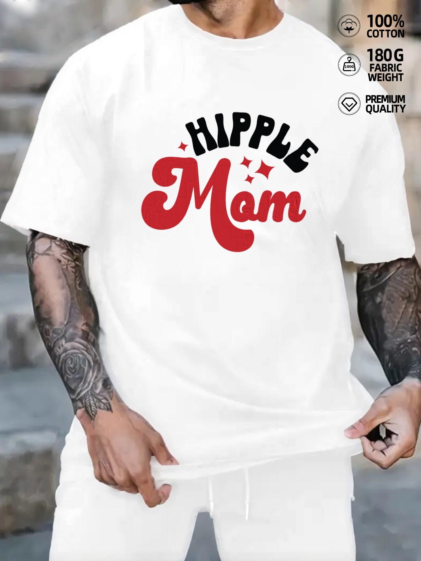 Men s T-Shirt Y2K Hippie Mom White S