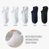 MiiOW Pure Cotton Short Sock Men Sport Non-Slip Invisible Ankle Sock Summer Anti Sweat Deodorant Breathable Business Dress Sock