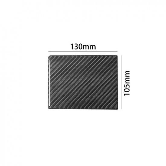 For RAM 1500 2013-18 Carbon Fiber Interior Driver Side Storage Cover Trim