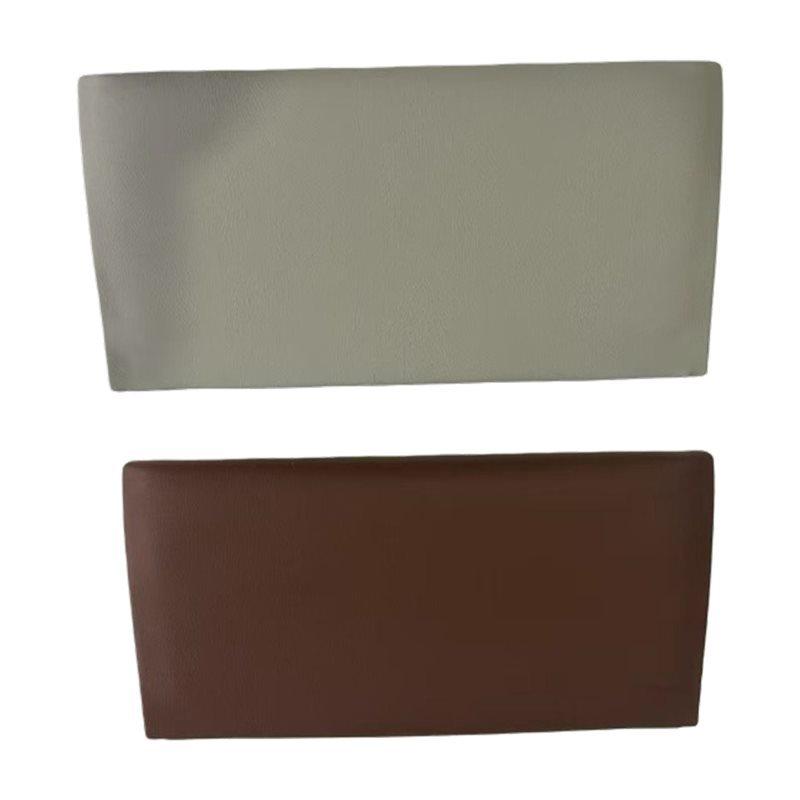 For A6 C8 2013-2024 Car Rear Armrest Box Trim Cover Storage Box Trim Plate Cover Molding Brown
