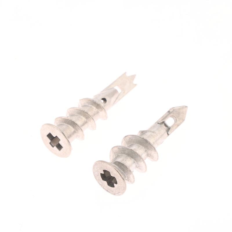 10 stk Sinklegert Stål Selvborende Anker 13*41mm Gipsplate Gipsvegganker Hulvegganker