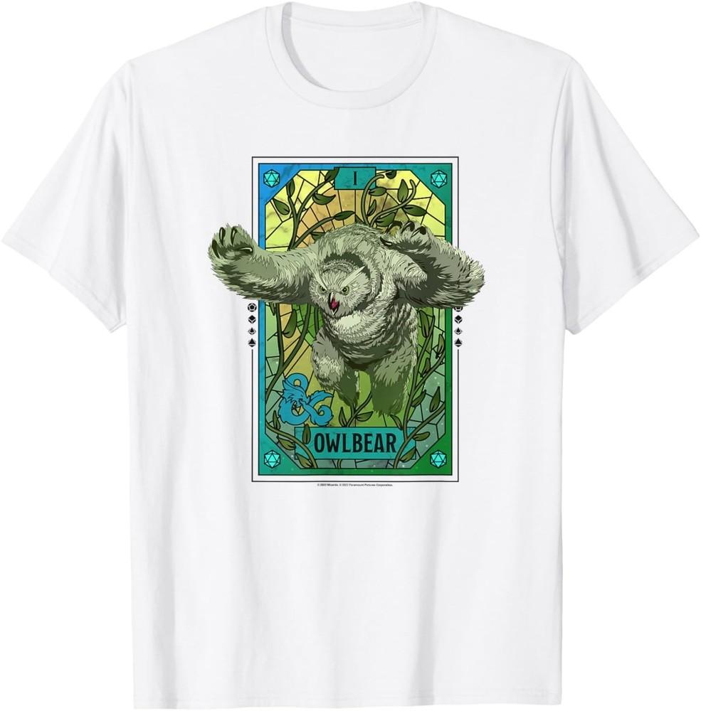 Dungeons and Dragons: Honor Among Thieves Owlbear Tarot Card T-Shirt 4XL