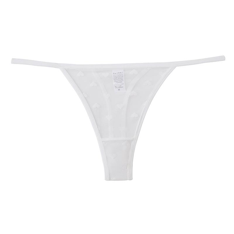 Mesh Lace Thong Low Waist Transparent Sexy Breathable Seamless Underwear