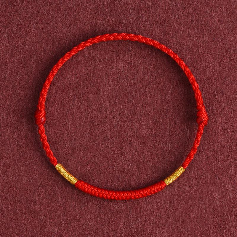

Mount Putuo2026Red bracelet for men with the Ma Tai Sui charm, red rope bracelet with Vajra knot, women s zodiac woven anklet 【Peaceful Red】Bracele