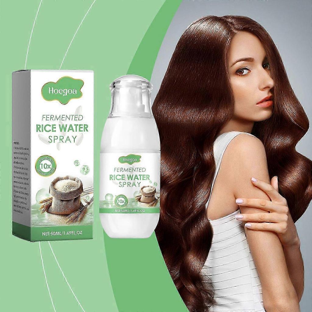 Hoegoa Herbal Rice Water Hair Spray Scalp Repair Nourishing Fluffy Hair Spray