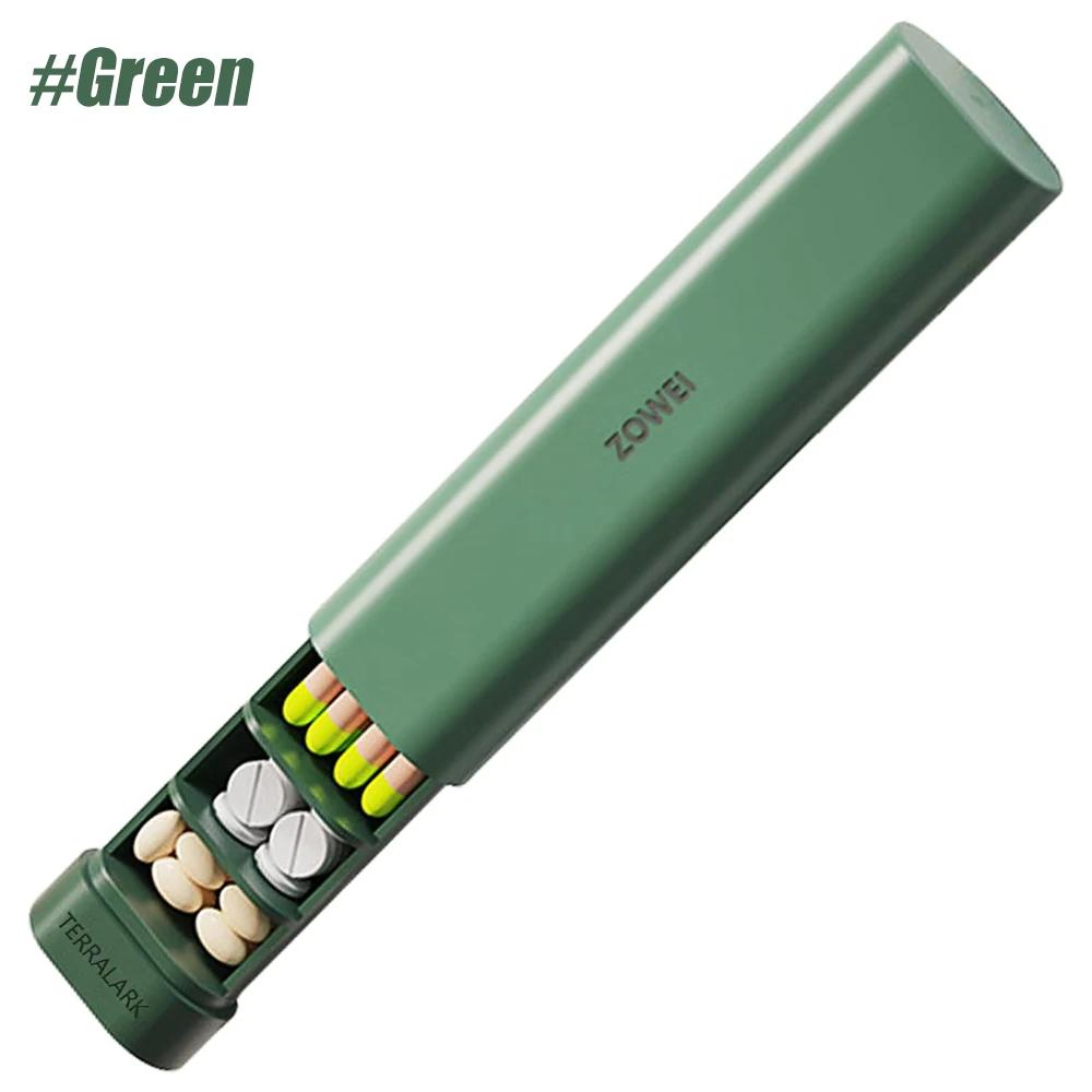 

Pill Organizer Box 7 Day, Weekly Travel Pill Case Holder, Daily Pocket Pharmacy Dispenser Container For Pills, Vitamins Medicine