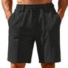 Men Loose Fit Drawstring Shorts with Elastic Waistband Breathable Fabric Casual Five Pants for Daily Wear Gym Beach Outdoor