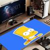 Bart Mouse Pad, Large Gaming Desk Mat, Non-slip XXL Mousepad for Laptop & Tablet, Mini PC Playmat with Stitched Edges