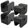 Car Jack Pad for Tire Replacement, Maintenance, V-shape, Prevents Paint