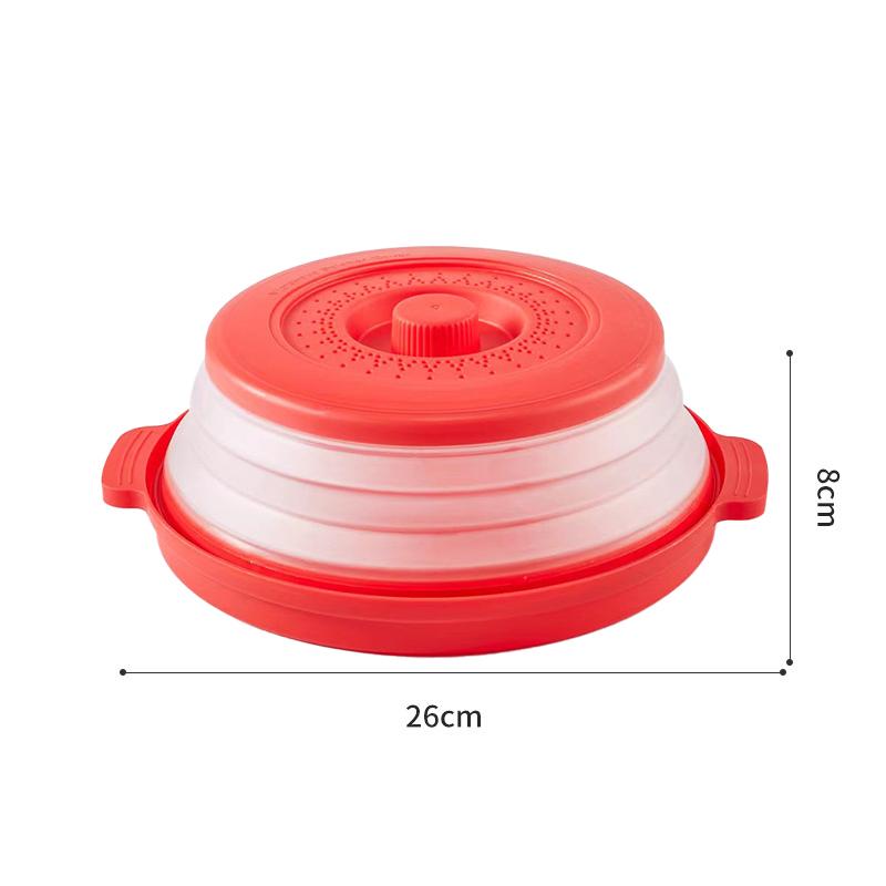 Folding Microwave Cover with Food Splash Proof Design Multi Function Heating Lid for Busy Kitchen Cooking