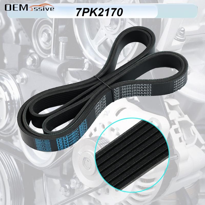 

7PK2170 Serpentine Belt For Lincoln Town Car 4.6L 1991-1992 For Honda Civic 1.8L 2006-2011 For Mercury 4.6L 1992 56992RNAA03