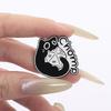 Cool RPG Game Dice Black Cats Enamel Pins Cartoon Big Eyes Kitten Animal Brooches Lapel Badge Fashion Jewelry Gifts For Friends