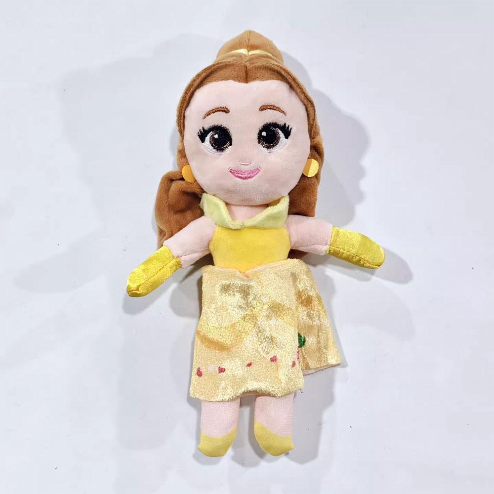 Cute 20CM Princess Snow White Belle Mulan Ariell Stuffed Plush Toys Collection Dolls Birthday Gifts for Girls Home Decor