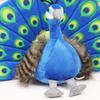 1pc 23CM Cute Simulation Peacocks Plush Toys Kawaii Doll Stuffed Soft Creative Animal Peahen Toy Lovely Home Birthday Decor Gift