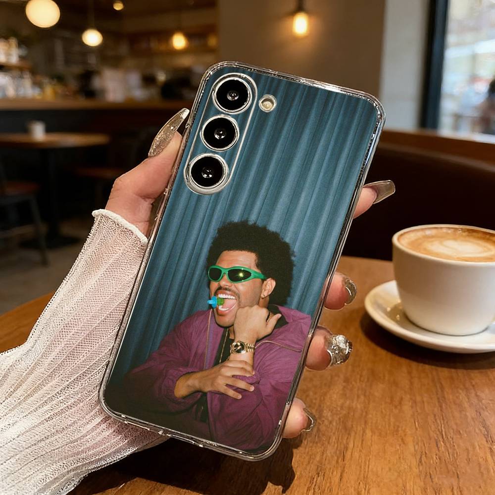 The W-Weeknd XO Phone Case For Samsung Galaxy S24 S25 S23 S22 S21 Plus S24 S25 Transparent Cover Case