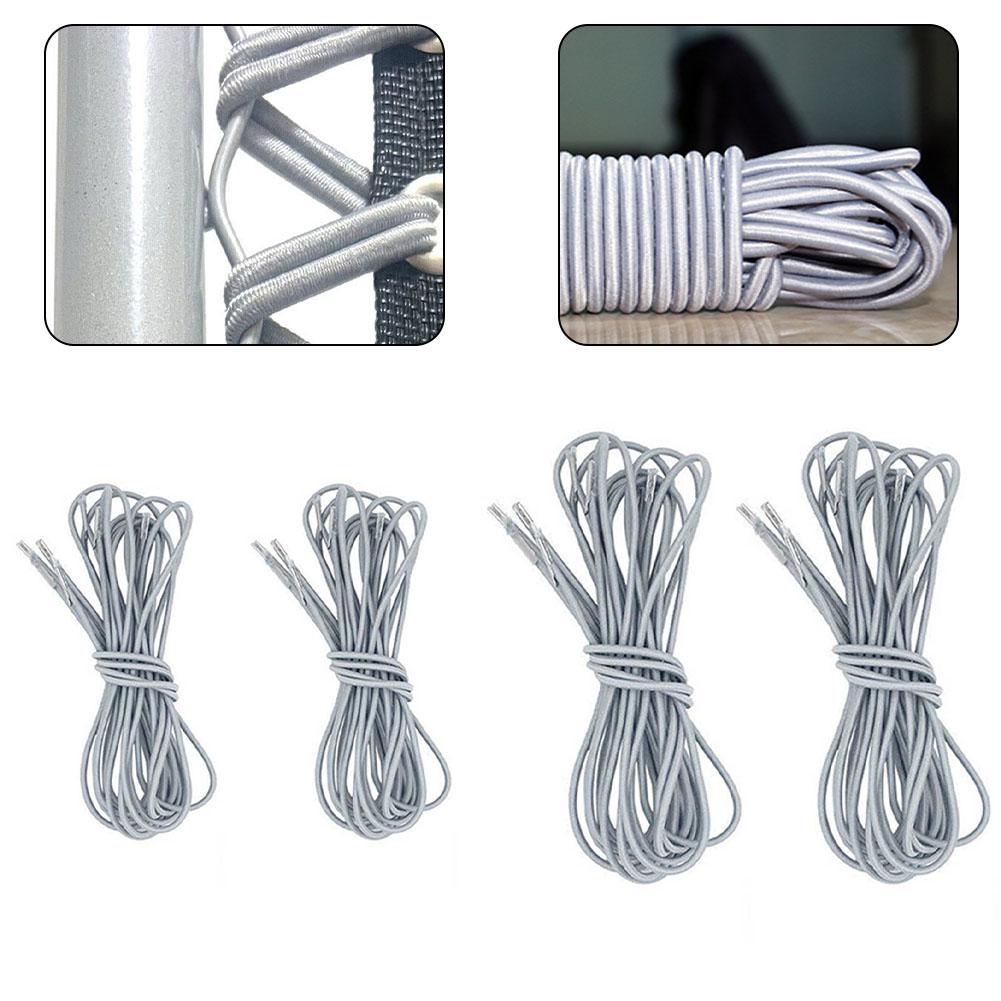 4x Elastic Elastic Rope Lying Chair Accessories With Round And Thick Binding Rope For Courtyard And Garden Furniture