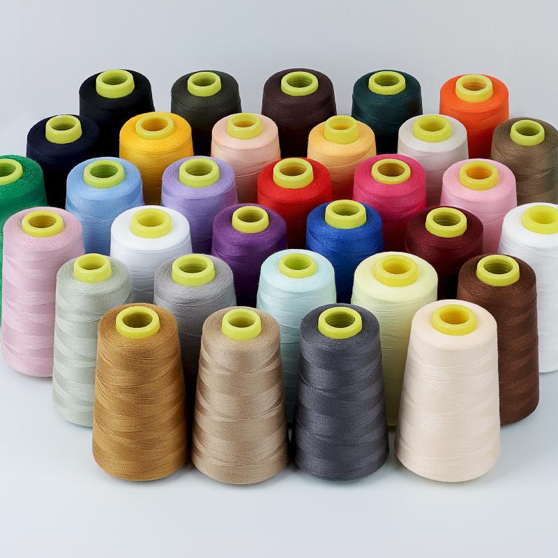 Household Sewing Thread Pagoda Thread Color 402 Sewing Machine Thread Hand Sewing Clothes Thread Flat Car Polyester Fine White Thread