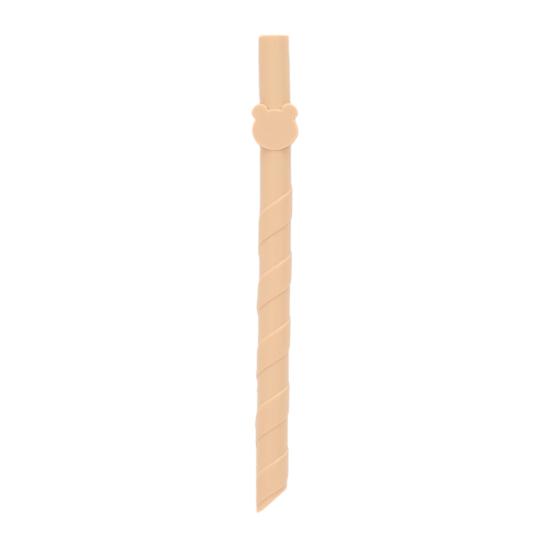 1 Set Silicone Straw Heat-resistant Reusable Cartoon Straws Eco-friendly Food-grade Drinking Water Straw for Kids