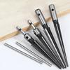 T-handle Taper Reamers for Woodworking Hexagonal Tapered Hex Reamer Bridge Pin Hole Handheld Conical Reamer Cutting Tool