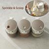 2pcs Glass Spice Jars with One Touch Lid,3 Adjustable Salt/Spice Shakers Kitchen Seasoning Containers for Precise Cooking BBQ, Bbq Accessories