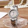 Diamond-set Fashion Temperament Versatile Alloy Steel Belt Quartz Women's Watch