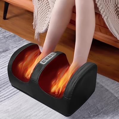 Intelligentes elektrisches Heiz-Fußknetmassagegerät Heißkompressionstherapie Shiatsu Vibrationsrolle Hand Wade Beinmuskelentspannungsmaschine