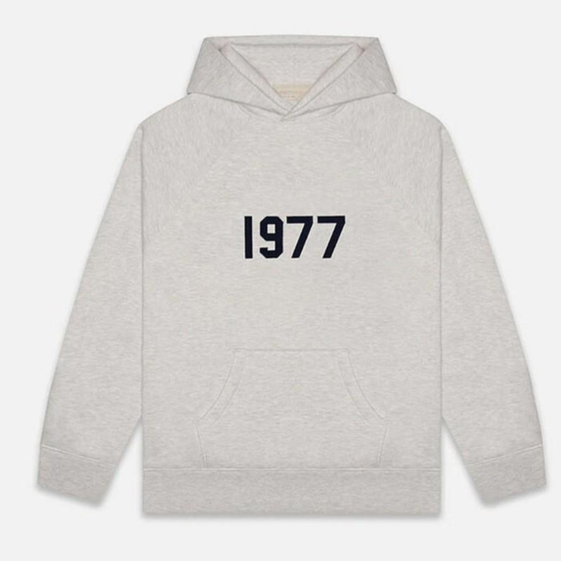 Herren Fleece-gefütterter Kapuzenpullover mit geprägtem Buchstaben-Print Lockerer Schnitt Streetwear Pullover
