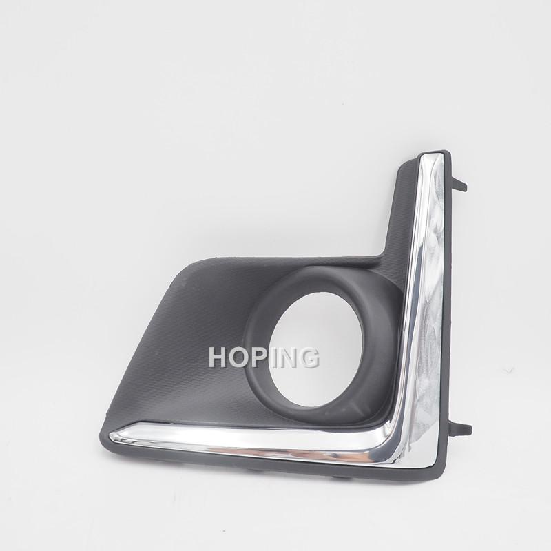 Hoping Front Fog Lamp Cover For Subaru XV Crosstrek 2016-2017  Front Driving Fog Light Decorativ Trim Foglamp Bezel Hood Only Left