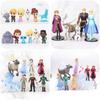 Bezauberndes Prinzessinnen-Puppenfiguren-Set mit 5 bis 10 bezaubernden Schneeköniginnen-Figuren für Kinder