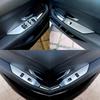 Car Body Door Inner Window Glass Panel Armrest Lift Switch Trim Frame 4PCs For Jaguar E-Pace Epace 2017 2018