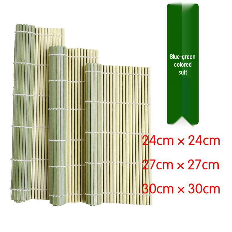 Natural Bamboo Sushi Rolling Mat and Curtain Set