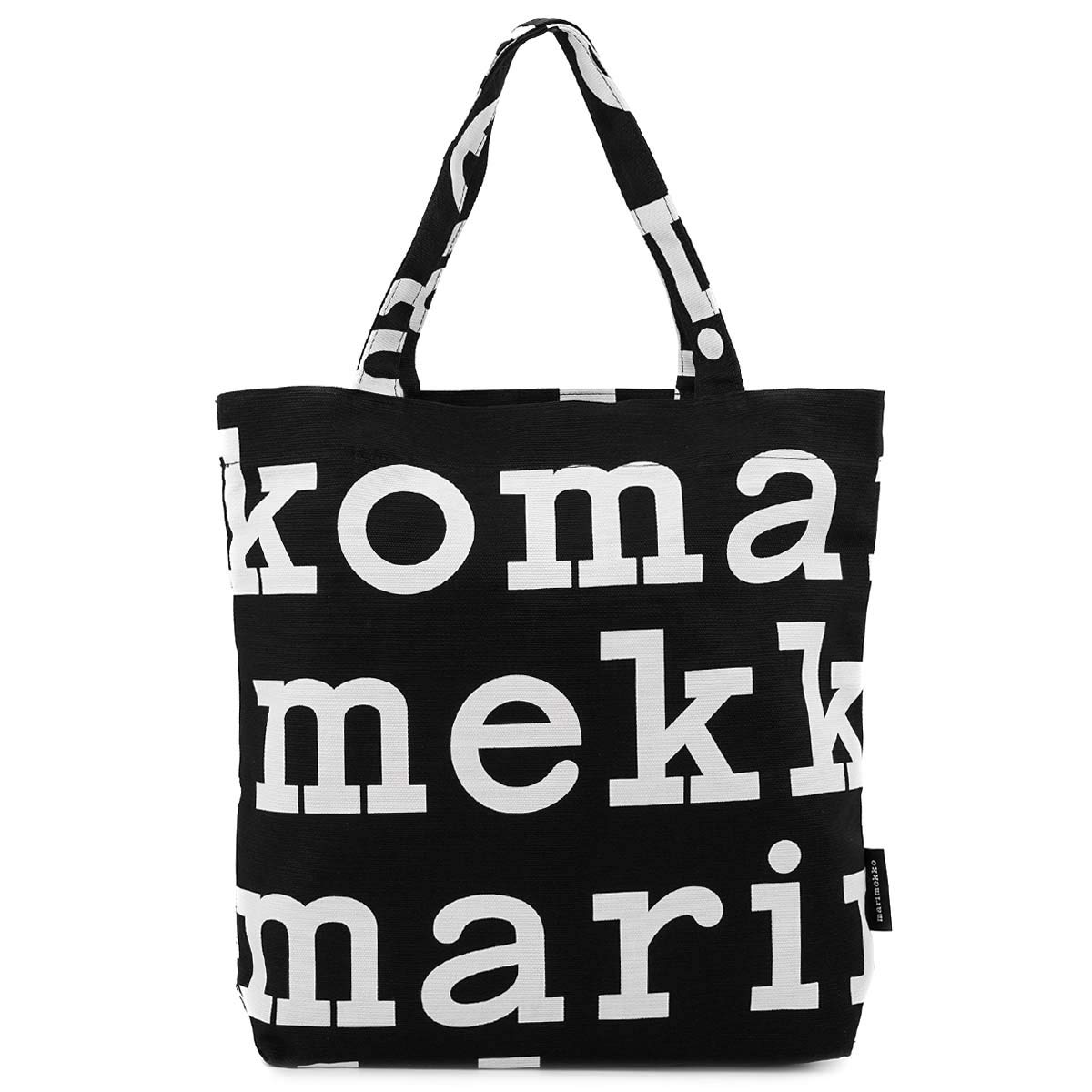 

Tote bag 47312 NOTKO LOGO 911 BLACK OFF WHITE [Marimekko] Women s [Item] білий