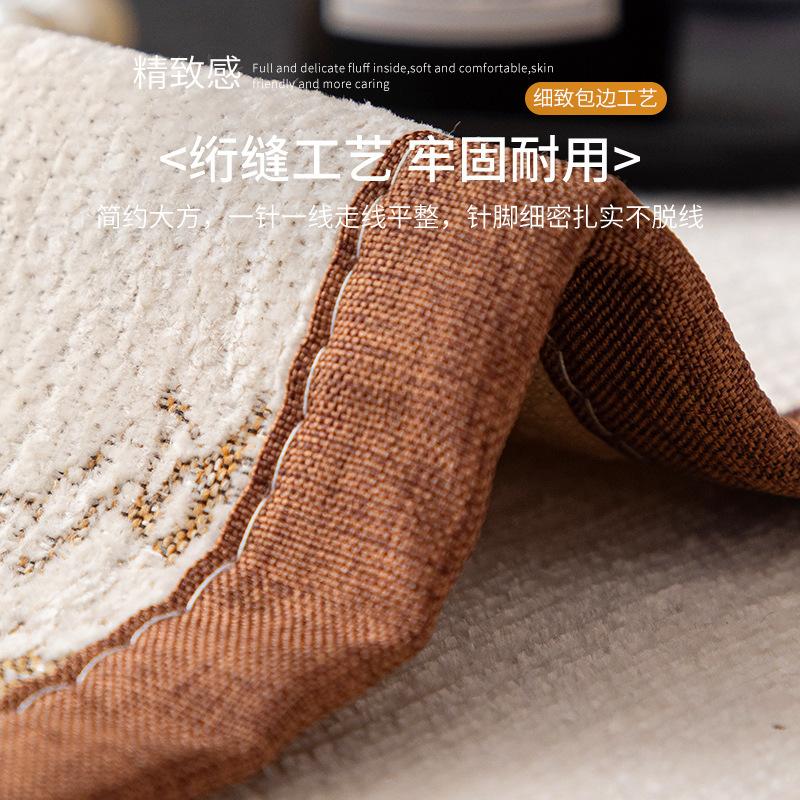 New Light Luxury Sofa Cushion Universal In All Seasons, High-End Chenille Sofa Seat Cushion, Cover Cloth Non-Slip