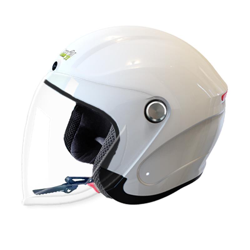 

Smart 3/4 Motorcycle Helmet with Dashcam, Bluetooth, and Fan - 3C Certified for Electric Vehicle Riding XXL белый