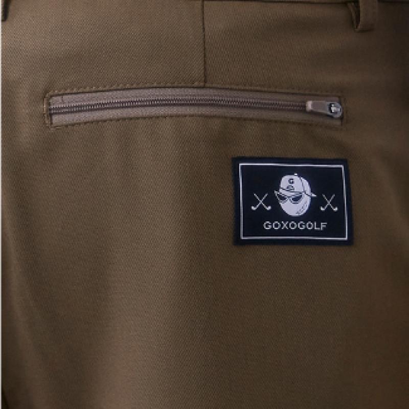Goxo Parachute Pants Golf Fit Brown