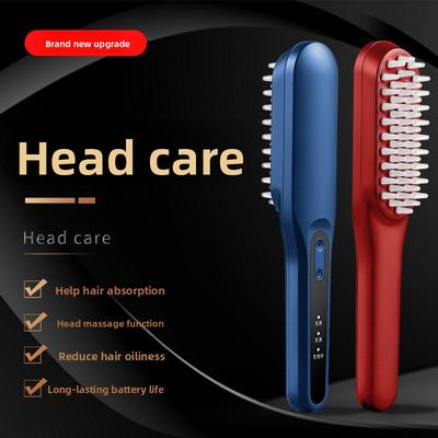 Photon Physiotherapy Hair Care Comb Straight Hair Hairdressing Comb Negative Ion Red Blue Light Vibration Massage Comb