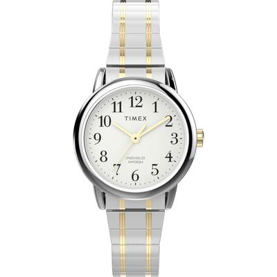 TIMEX EasyReader Men's Watch, Quartz Movement, 3 ATM Water Resistance, Mineral Glass, White Dial, TW2W52500 [Authentic]