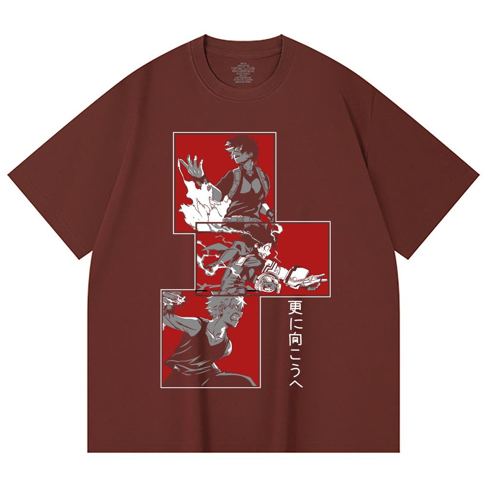230 Gsm 100% Cotton My Hero Academia V22 Print Unisex Heavy Cotton T Shirt