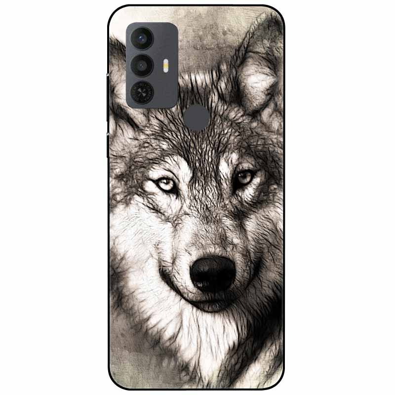 Für TCL 30 SE Hülle 305 6.52'' Silikon Weich Mode TPU Handyhülle für TCL 305 306 30SE Hülle 6165A Bumper Funda für TCL30SE 405